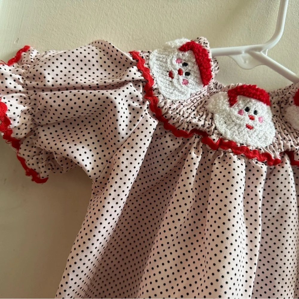 Smocked Santa Dress